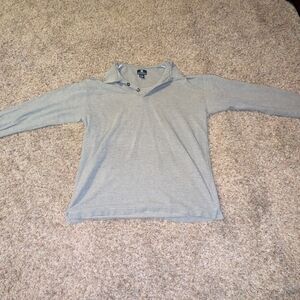 Men's Vintage light gray long sleeve Givenchy polo Size XL